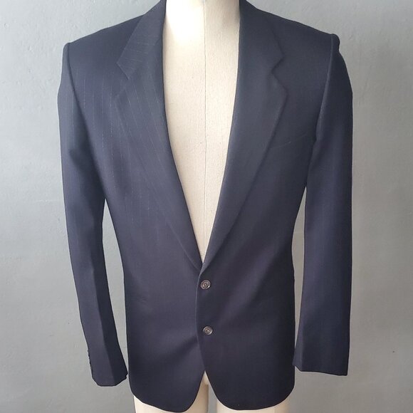Vintage Yves St Laurent Blazer/ Mens Vintage YSL Sport Jacket/ Size 42 - Picture 1 of 11